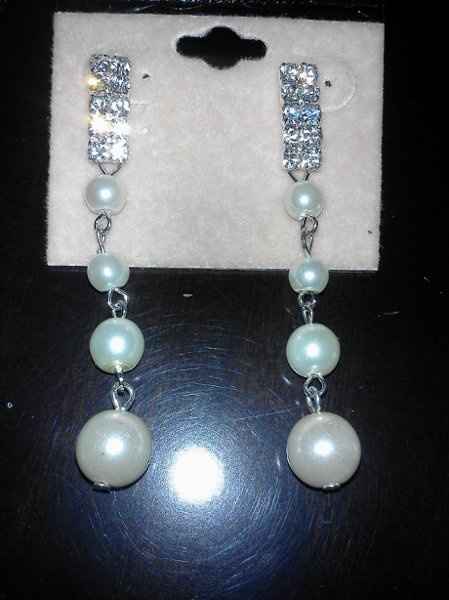 Got my bridal jewelry!!! =)   What is everybody else wearing?
