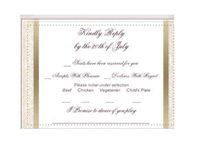 RSVP Card