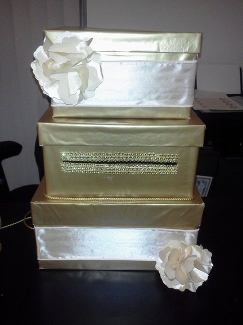 DIY - Just finished my wedding card box and I'm in love with it!