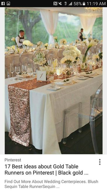 Table runners and table cloth