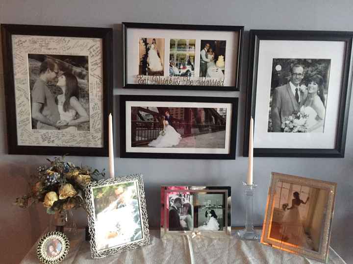 Finally wedding pics are hung, but...