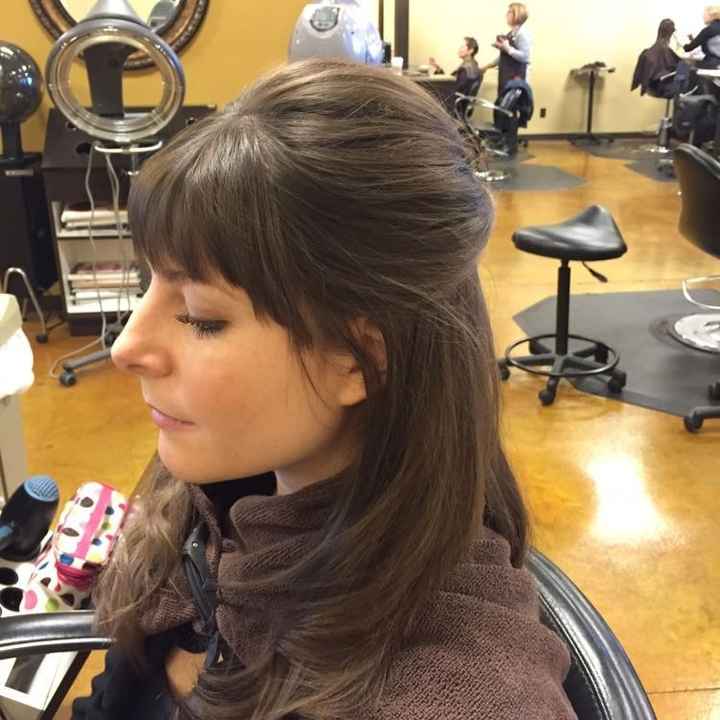 Brides with bangs