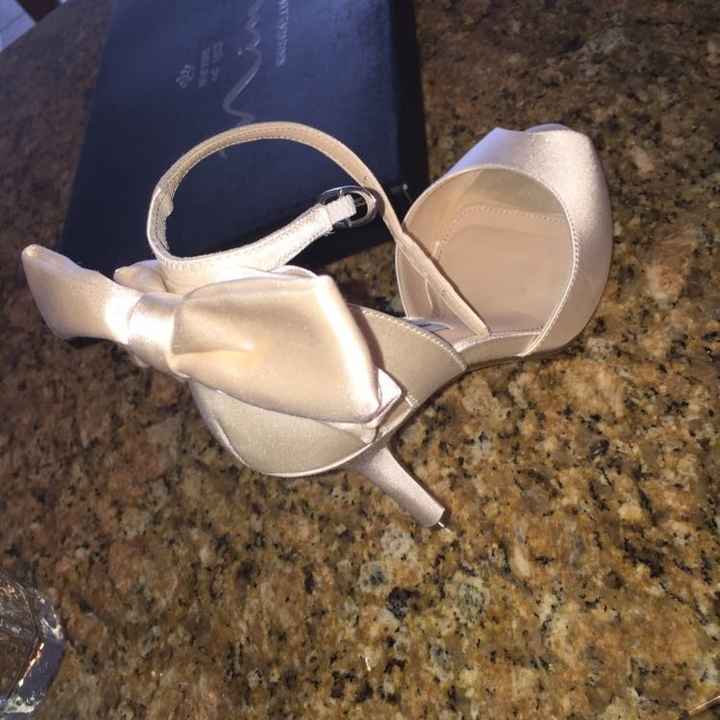 Wearing high heels
