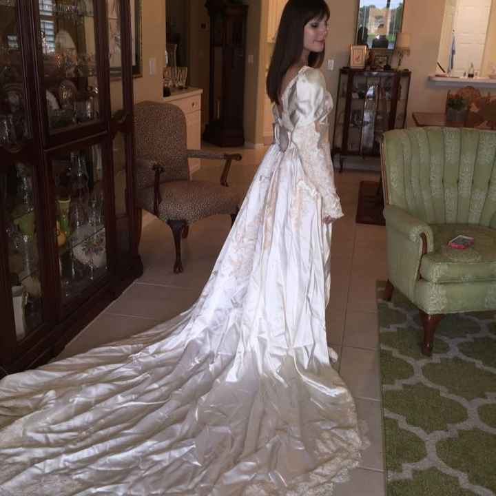 Moms wedding dress