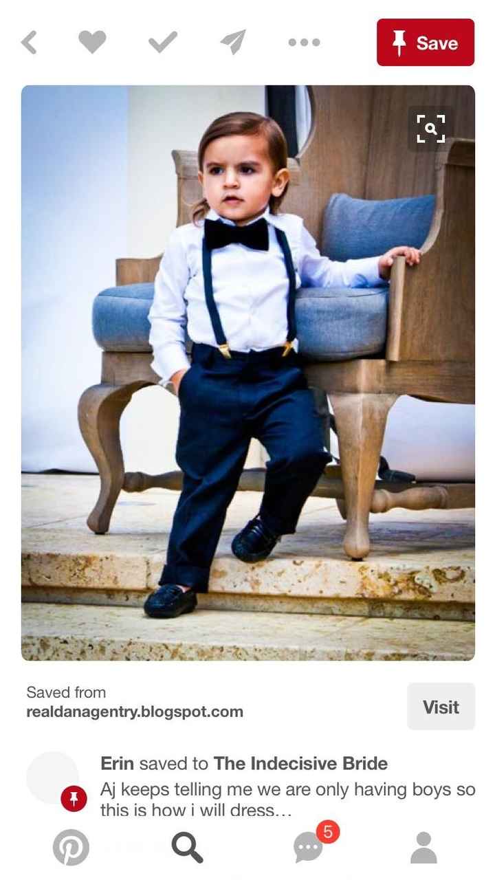 Ring bearer clothing advice