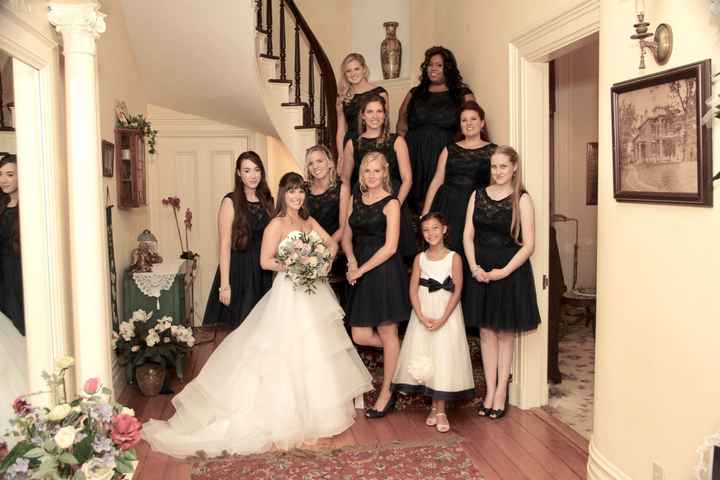 SHOW ME YOUR NAVY BLUE BRIDESMAIDS DRESSES.