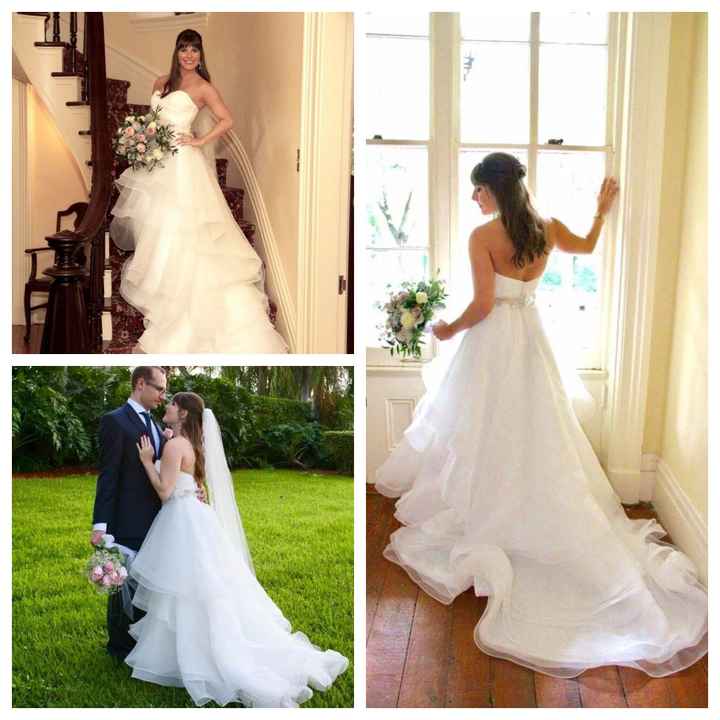 I wanna see your wedding dress!