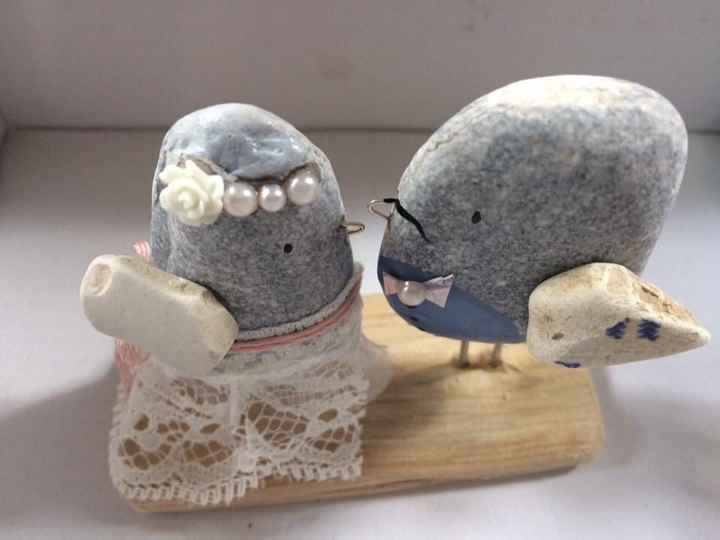 Cornish Pebble Cake Topper