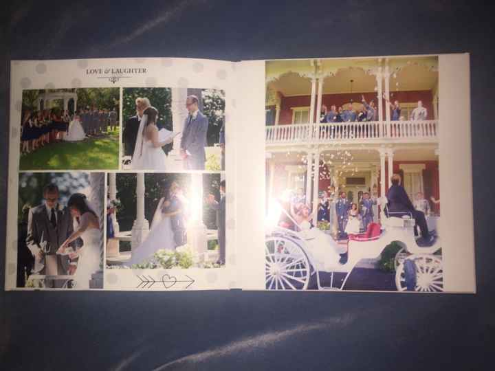 Shutterfly wedding album