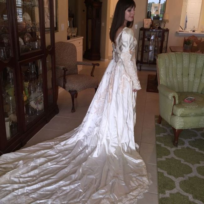 Moms wedding dress