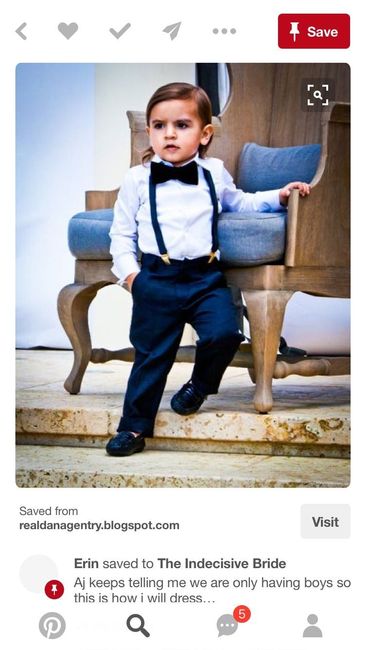 Ring bearer clothing advice