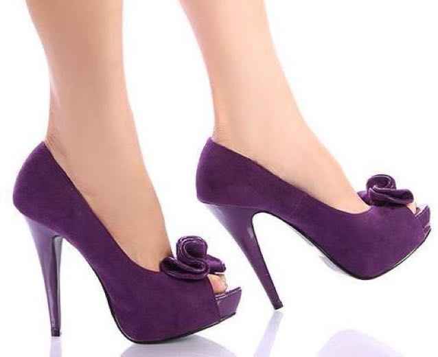 Purple shoes - 1
