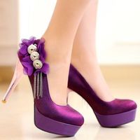 Purple shoes - 1