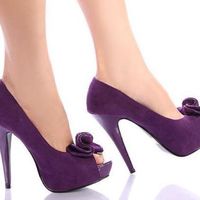 Purple shoes - 1