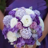 Purple bridal bouquet - 3