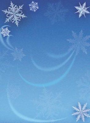 Snowflake invitations...