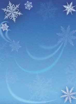 Snowflake invitations...