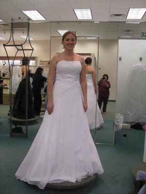 Show me your dress with you vs the model!