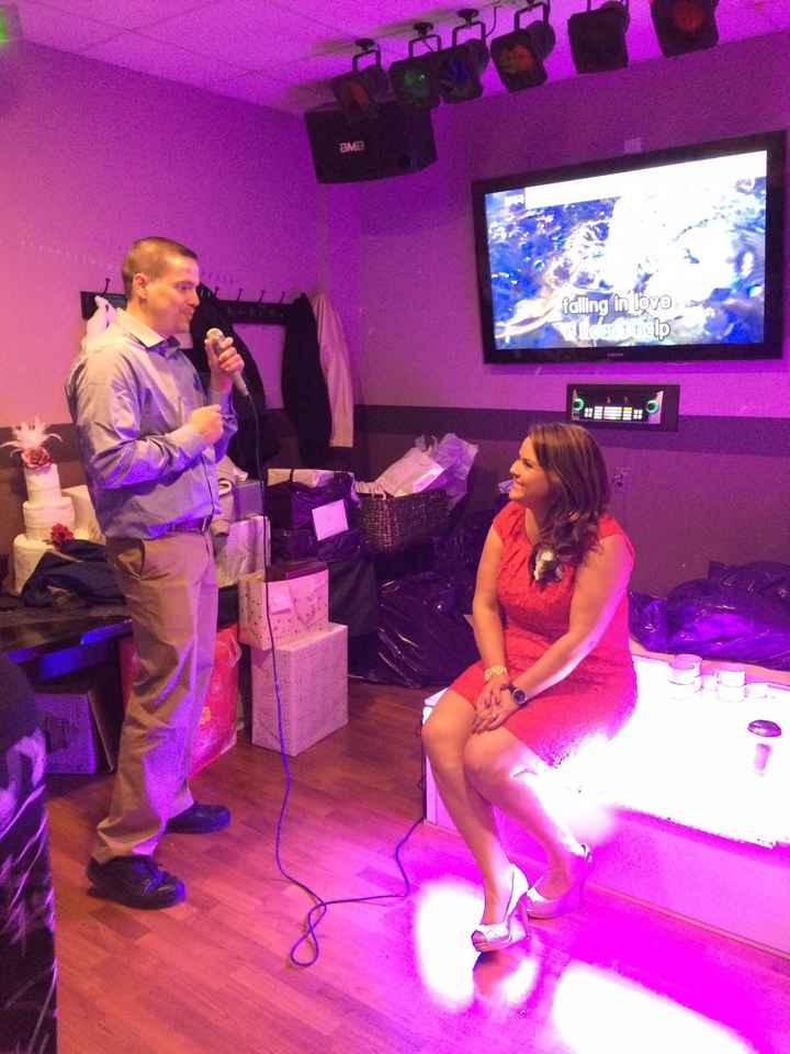 Back and Showered!!!!   Karaoke style.... Warning.... Fun cheesy pics included