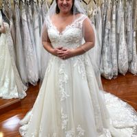 Adding Sleeves to your wedding dress - 1