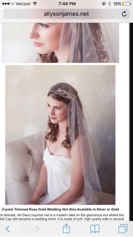 Juliet Cap Veil?!