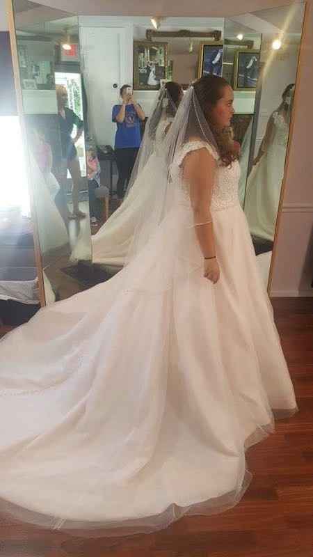 Said yes to the dress...finally!!!