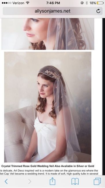 Juliet Cap Veil?!