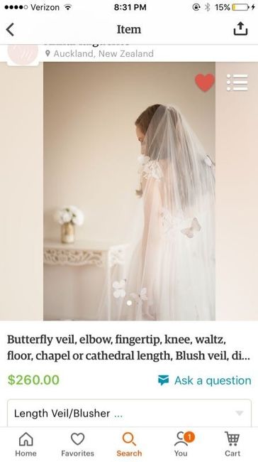 Opinions on butterfly veil?