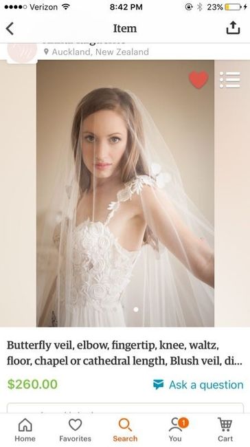 Opinions on butterfly veil?
