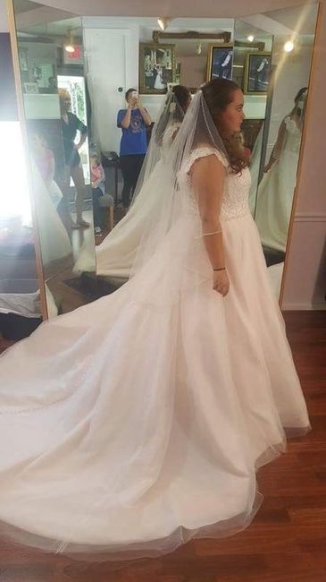 Said yes to the dress...finally!!!