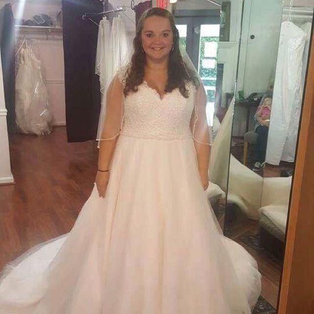 Let's show off our dresses.