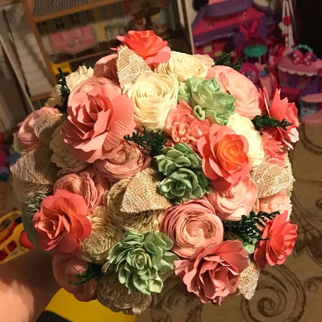 Bouquet finally arrived...eco flower