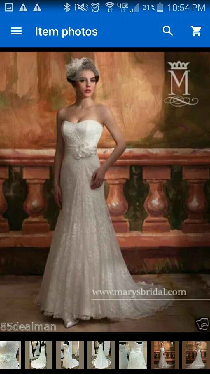 ISO DRESS: Mary's Bridal 6031