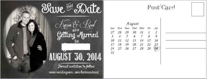 DIY Save The Dates
