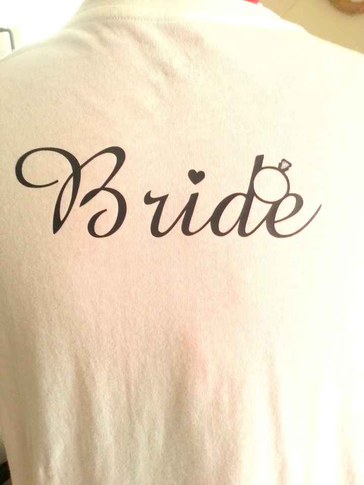 DIY MoH, BM, FG and Bride Tshirts