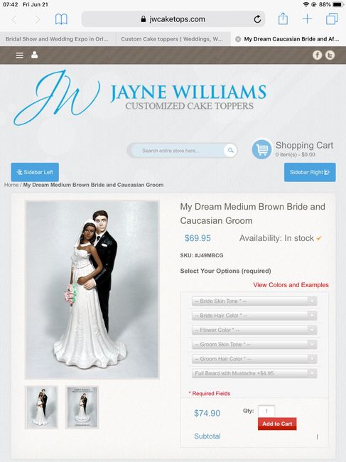 Custom Cake toppers 2