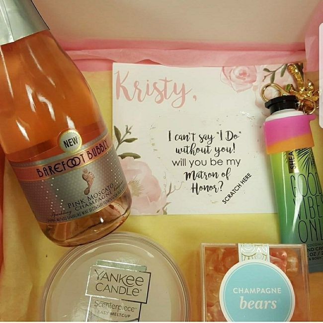 Bridesmaid proposal gift