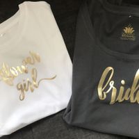 Bridal party tee shirts!