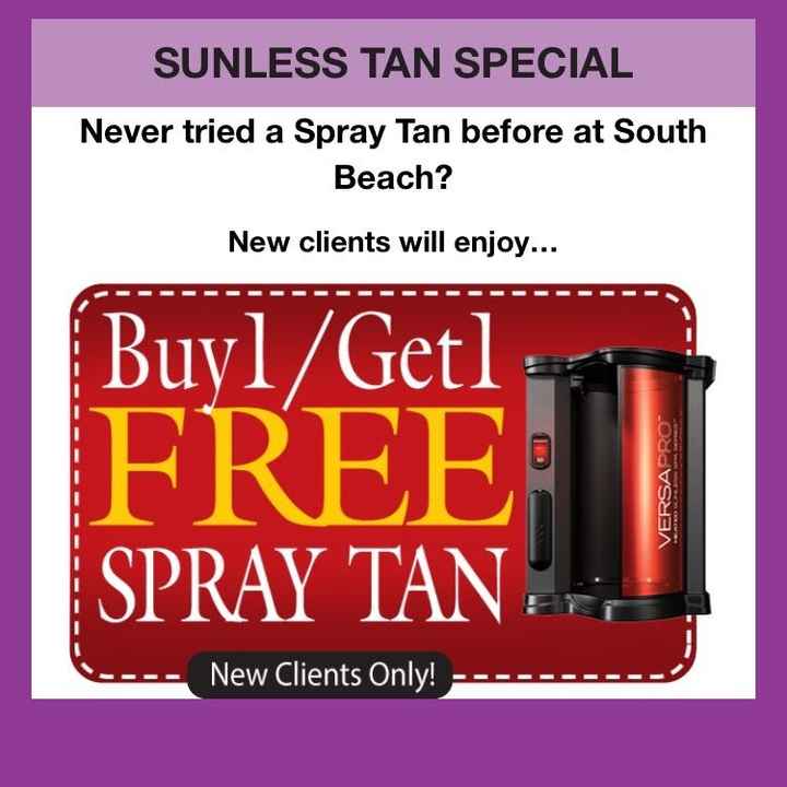 Spray tan or tanning bed