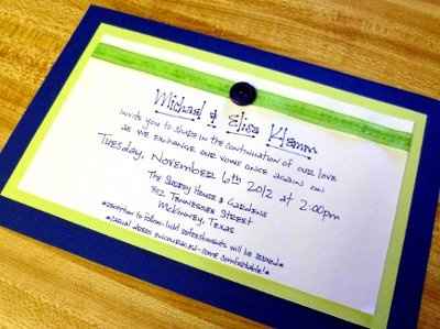 DIY Invitations *picture*