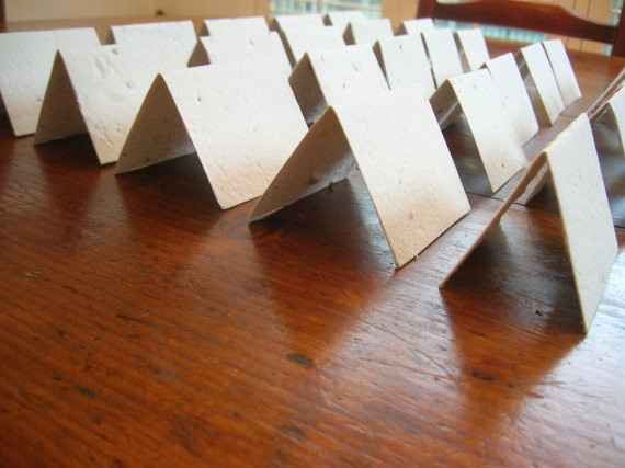 Place cards that double as favors?