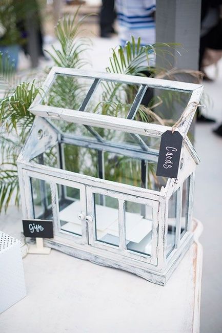 Show me your wedding card box. =)