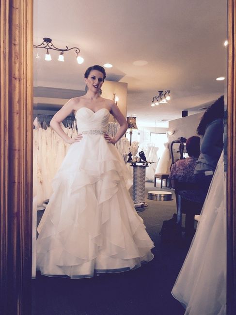 MY DRESS IS IN!!!!
