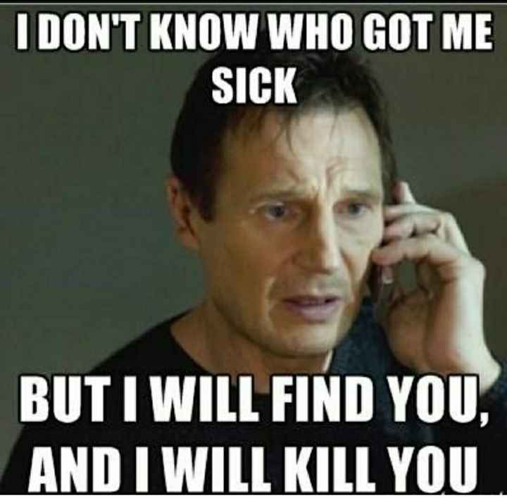 NOT a good day to get sick :(