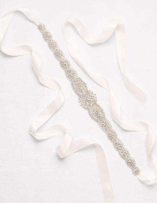 Hello! can anyone help me find a dupe to this beaded sash for my wedding dress? 1