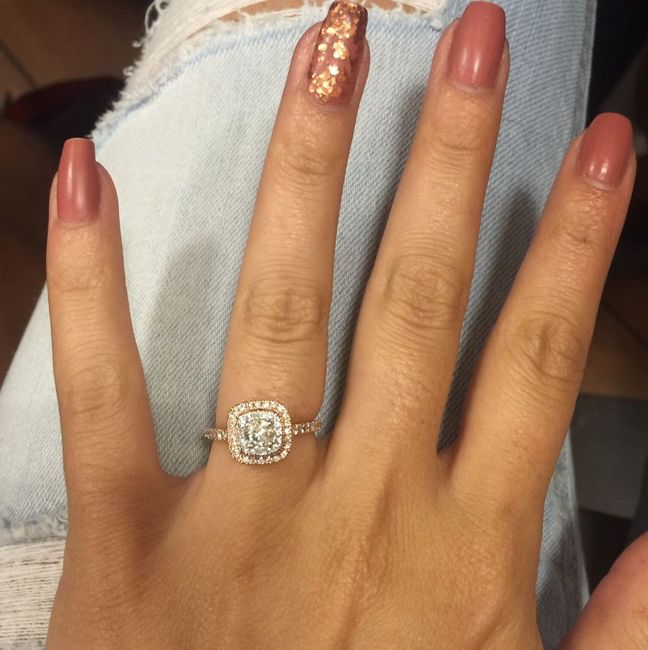Lets see those beautiful engagement rings