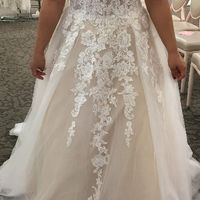 Ivory Champagne Wedding Dress