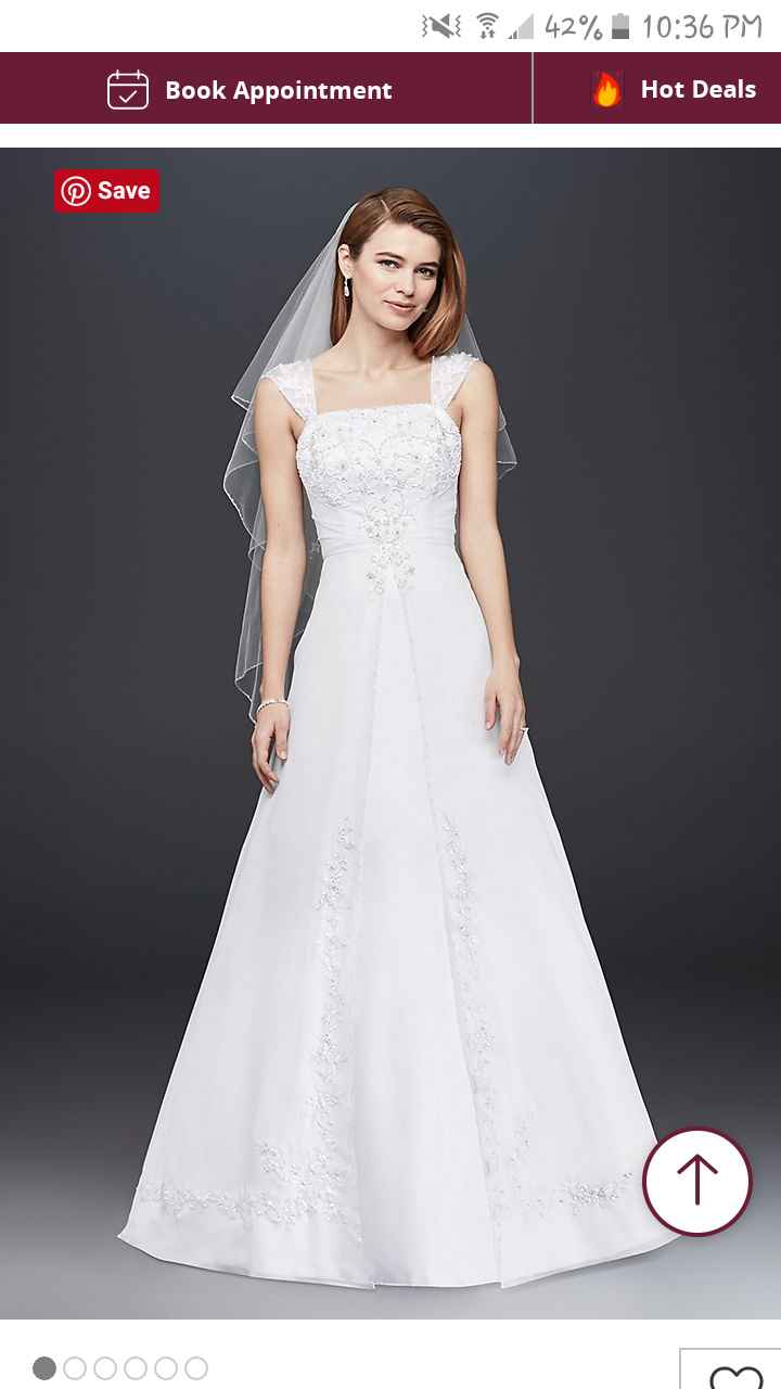 Sleeves or no sleeves? Lace or satin? help - 1