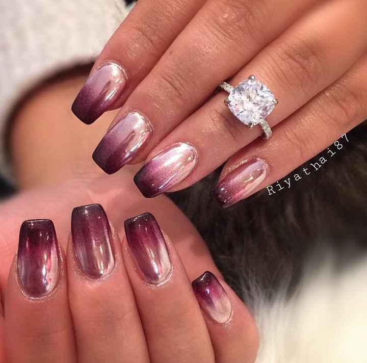 Wedding day nails - 1