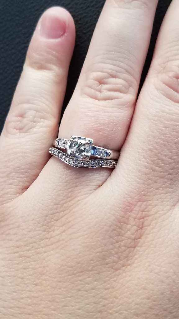 i got my wedding band! Show me your beautiful rings! - 1